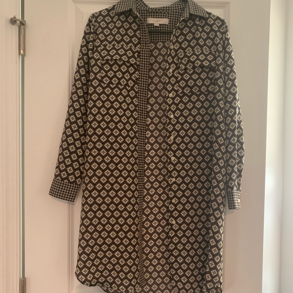 Casual button up dress